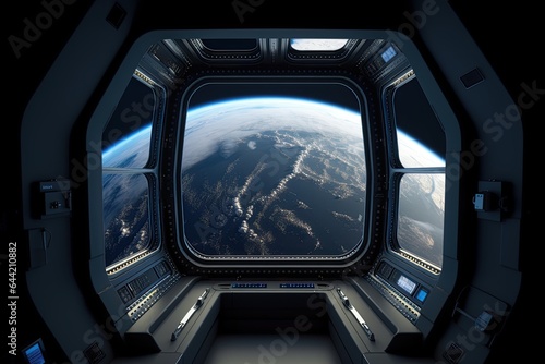 Spaceship window view © RMKD