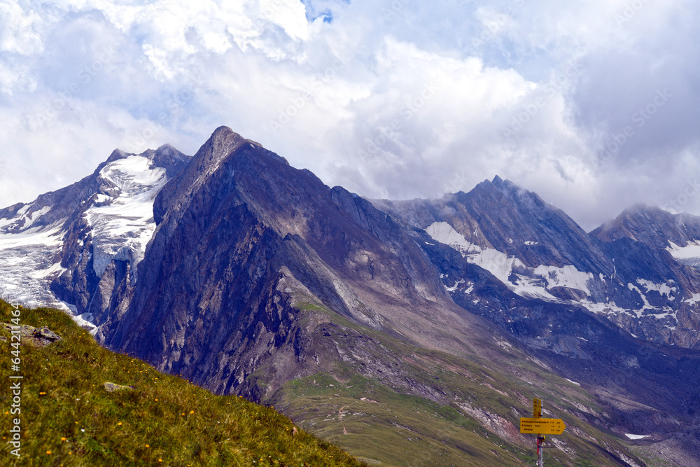 Die Ötztaler Alpen im Gurgler Kamm in Österreich