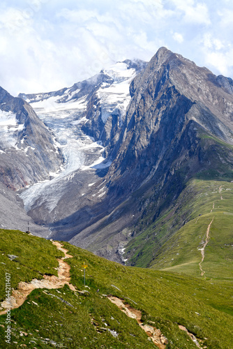 Die Ötztaler Alpen im Gurgler Kamm in Österreich photo