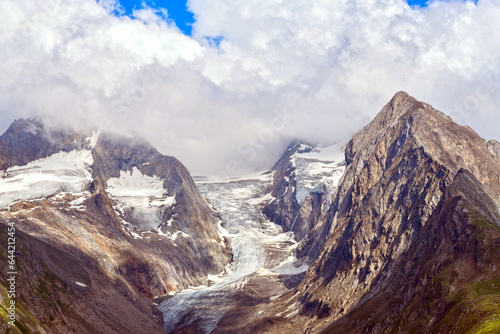 Die Ötztaler Alpen im Gurgler Kamm in Österreich photo