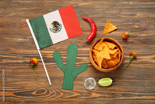 Composition with Mexican sy...