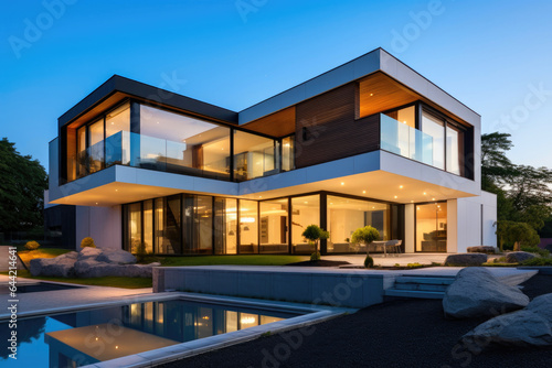 Minimalist House Design © AIproduction