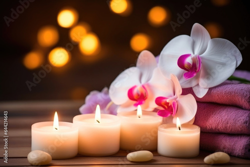 Candlelit Spa Massage Room