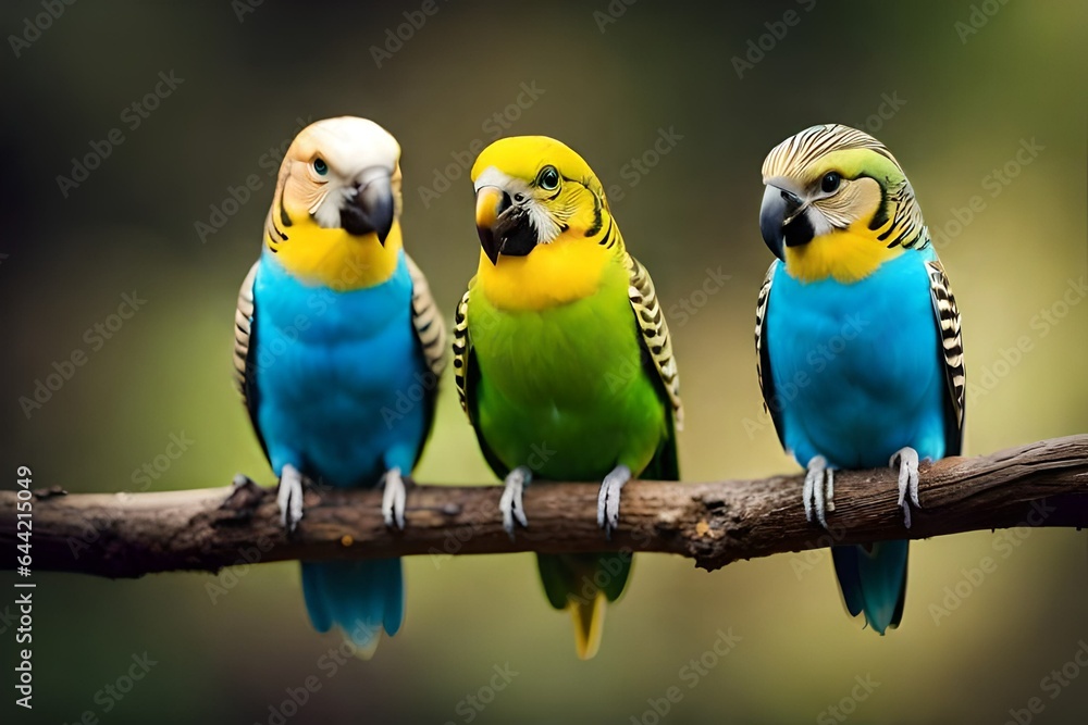 Fototapeta premium blue and yellow macaw