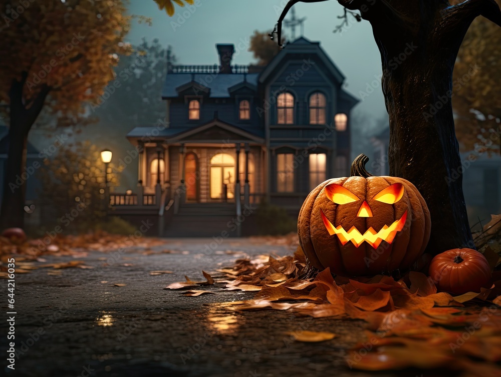 Obraz premium Halloween Pumpkin