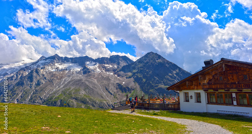 Die Ötztaler Alpen im Gurgler Kamm in Österreich