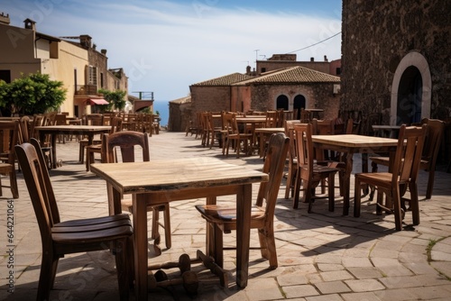 rustic tables old city