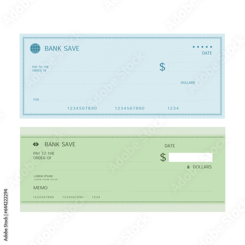bank cheque