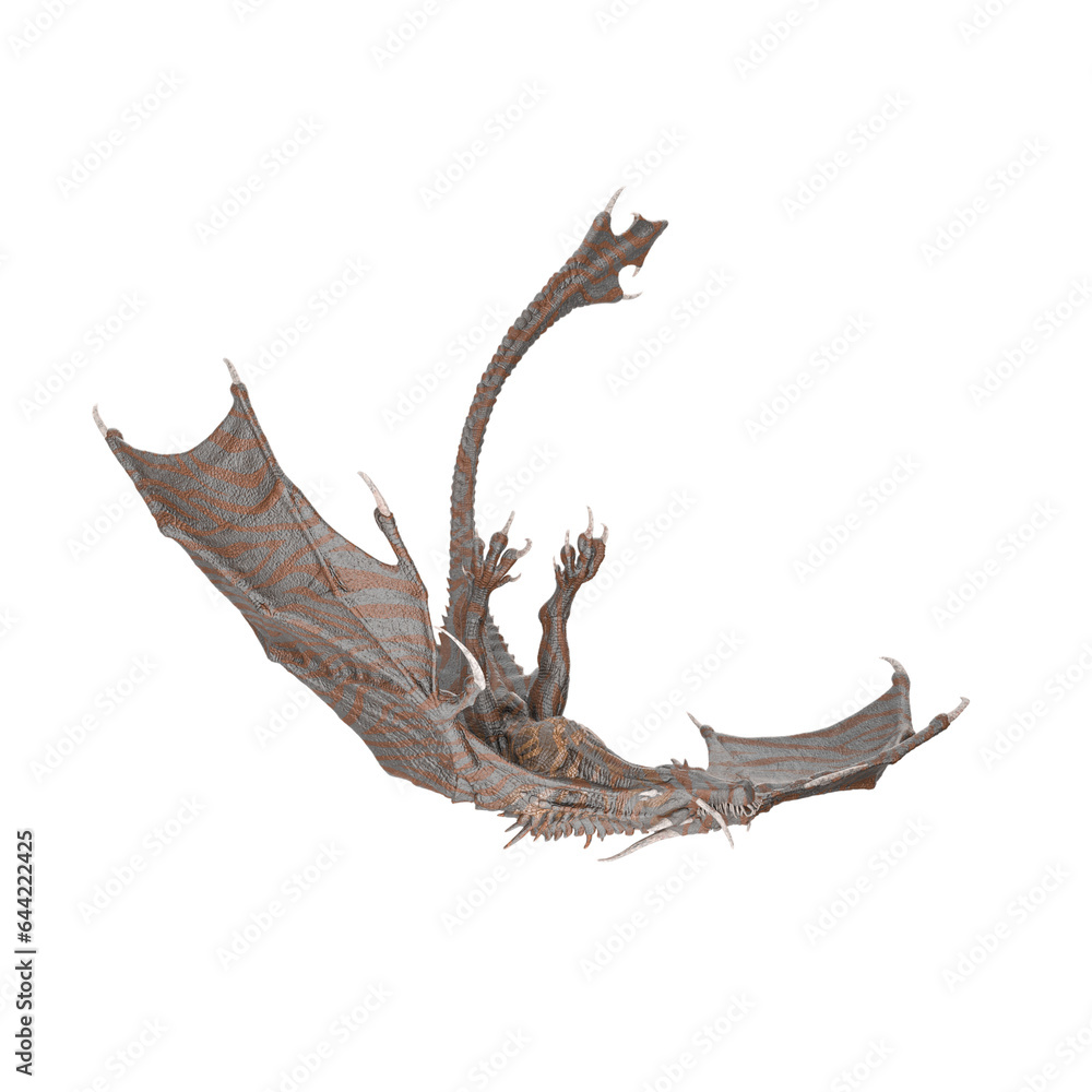 Obraz premium dragon is flying 