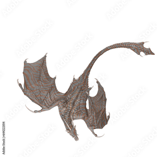 dragon is flying 