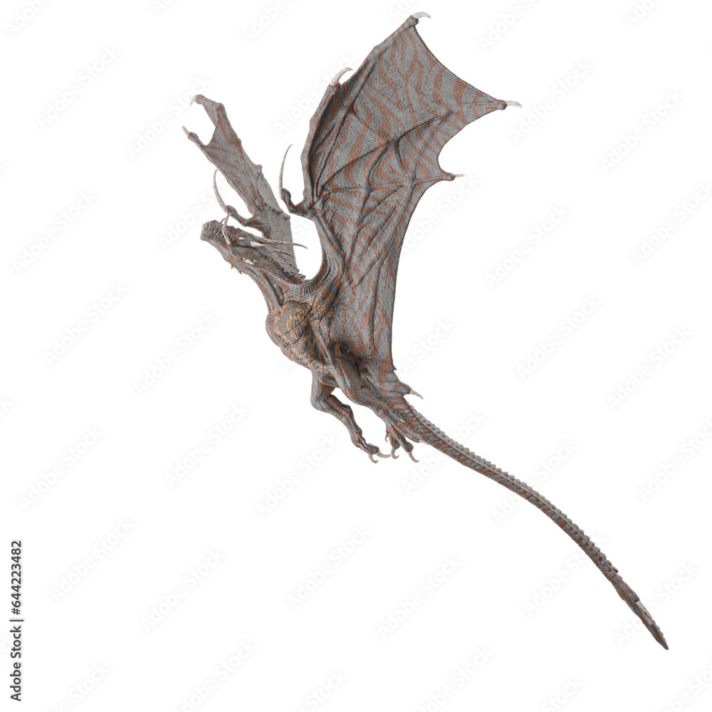Fototapeta premium dragon is flying 