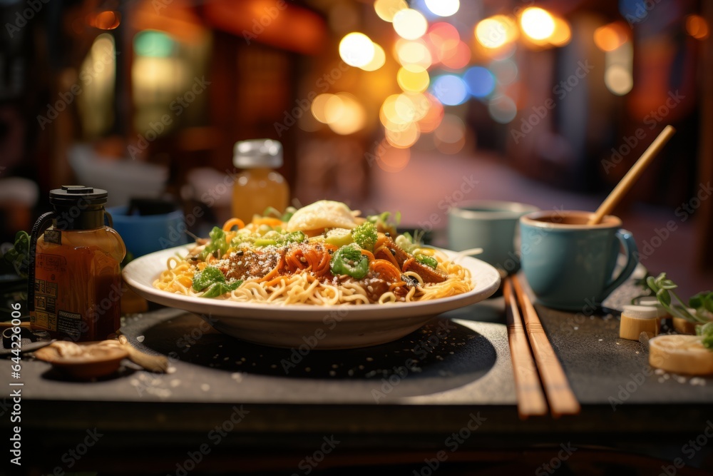 a delicious bowl of japanese hot ramen ready to eat a delicious bowl of japanese hot ramen ready to eat