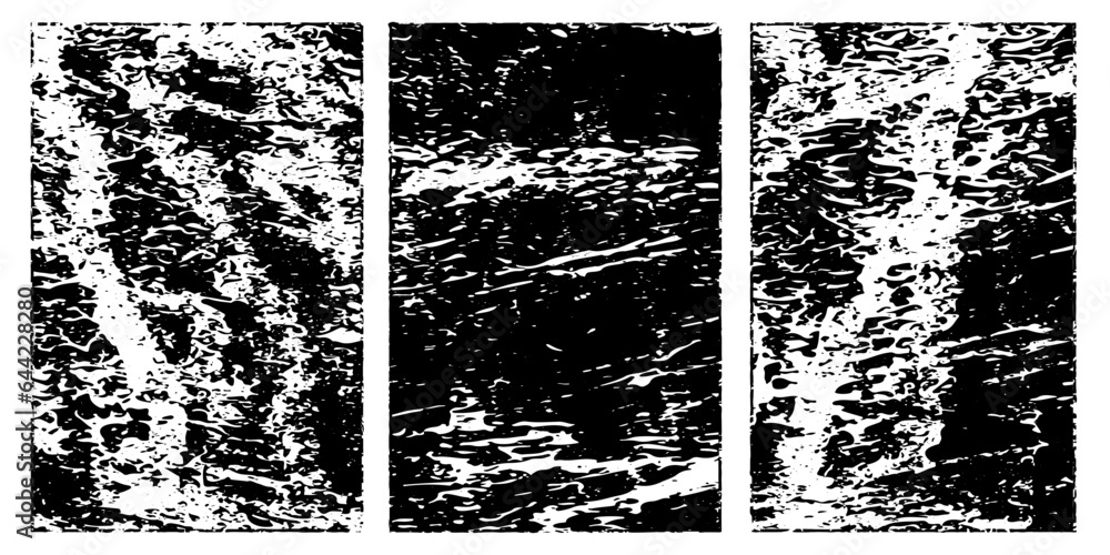Set of grunge urban background. Texture of spots, stains, ink, dots, scratches. Damaged backdrop. Distressed dirty artistic design element for print, template and background. For grungy effect Set of grunge urban background. Texture of spots, stains, ink, dots, scratches. Damaged backdrop. Distressed dirty artistic design element for print, template and background. For grungy effect