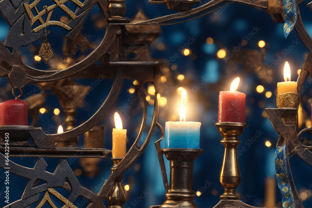 Hanukkah Tradition Celebration Holiday Background