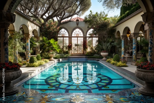Historic Mansion with Impressive Pool - AI Generated © ArquitecAi