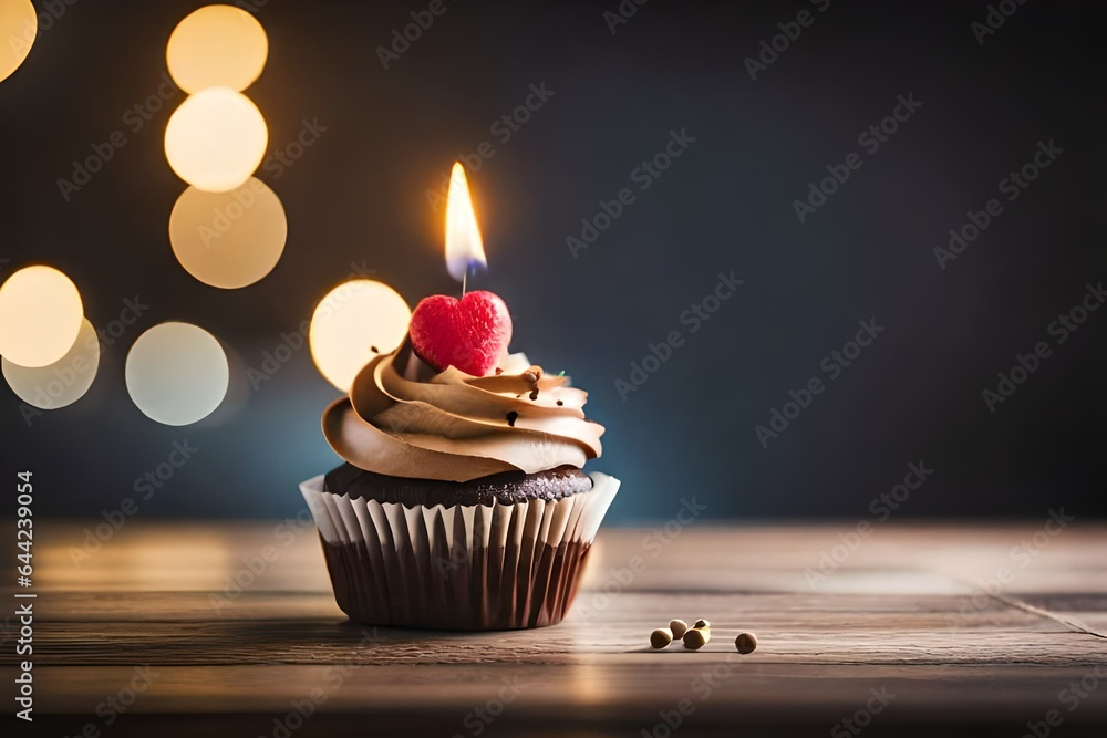 cupcake with candle cupcake with candle