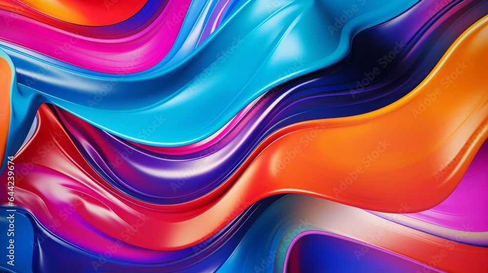 Colorful wave liquid metallic abstract background Colorful wave liquid metallic abstract background