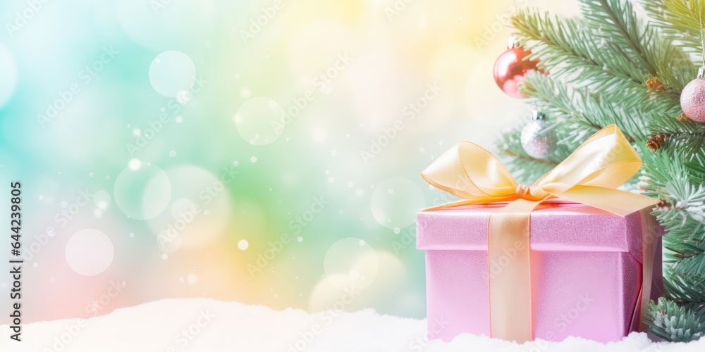 Merry Christmas and Happy new year. Festive background with gift boxes. Christmas gift box Merry Christmas and Happy new year. Festive background with gift boxes. Christmas gift box