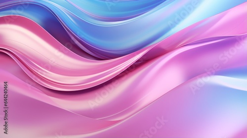 Colorful wave liquid metallic abstract background