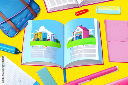 illustration depicting the back to school theme