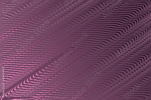 Purple wavy shiny strokes. Abstract background with the shiny cross wavy lines.
