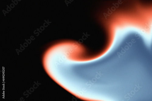 Blue and orange abstract gradient background, grainy liquid texture effect, web banner, header, poster, wallpaper design, room for copy