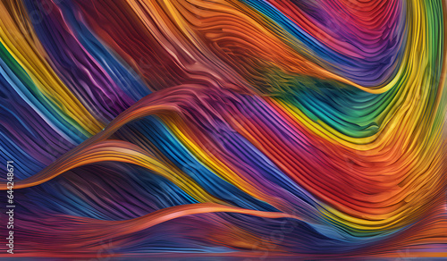 abstract colorful background with lines, beautiful rainbow color texture with motion waves background.
