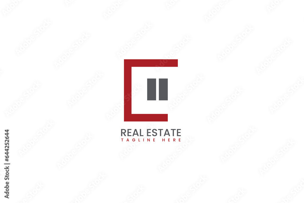 Obraz premium real estate logo design