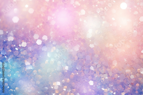 Magical glitter texture background, pastel colors for children party