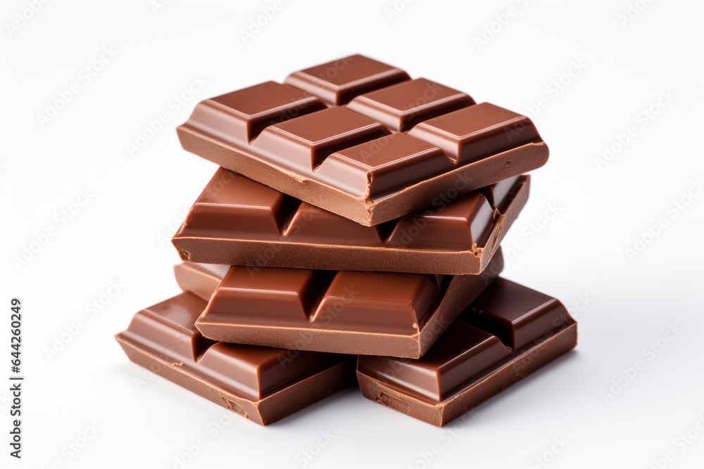 Appetizing chocolate made from natural cocoa and milk. Background with selective focus and copy space Appetizing chocolate made from natural cocoa and milk. Background with selective focus and copy space