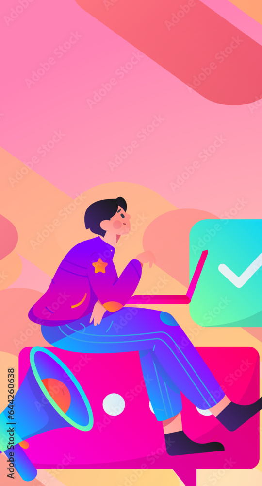 Business People Flat Vector Concept Operation Hand Drawn Illustration
Business People Flat Vector Concept Operation Hand Drawn Illustration