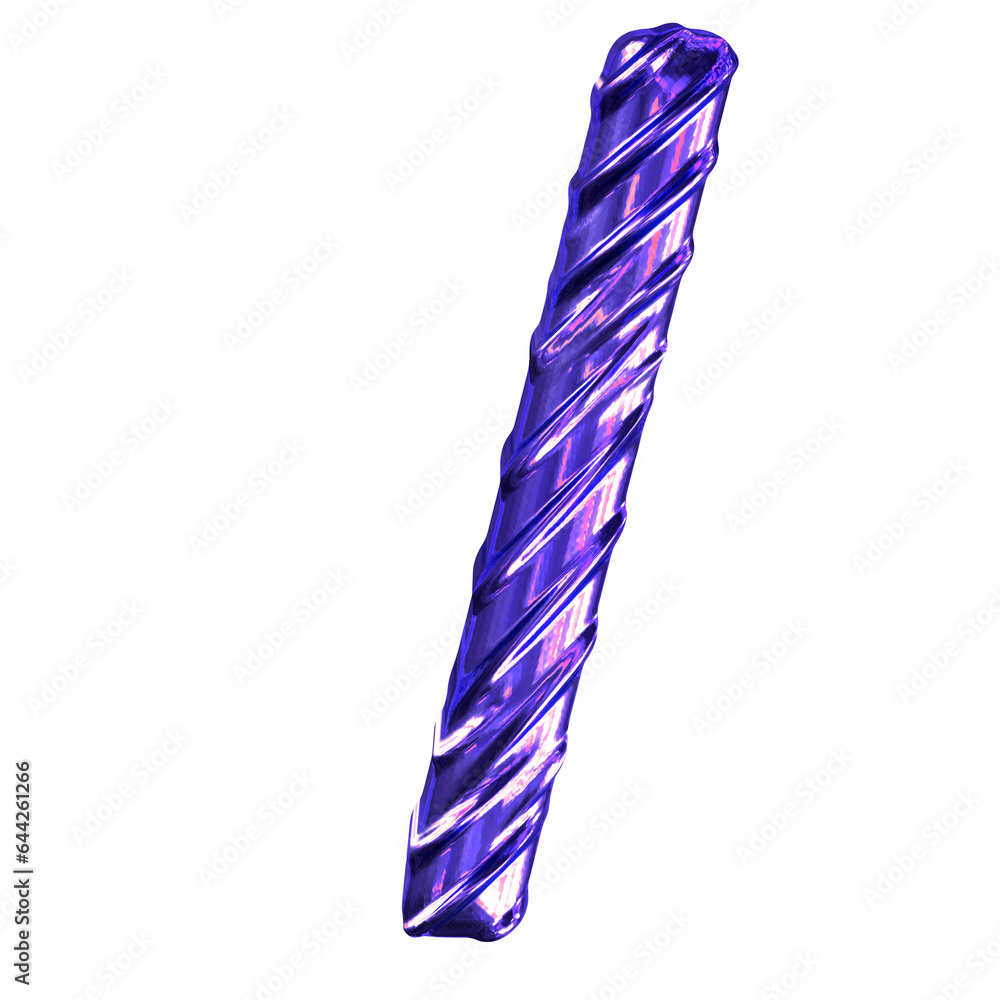 Ribbed dark purple symbol Ribbed dark purple symbol