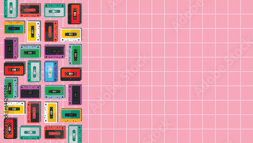 abstract background with squares