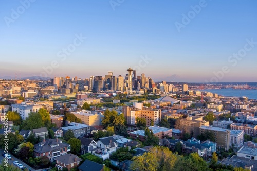 Downtown Seattle, Washington at dusk © George