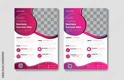 Creative business flyer template,