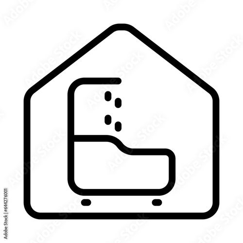 smart key icon, line color icon style