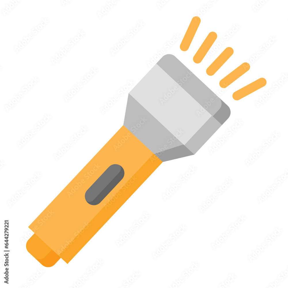 Camping, Flash, Flashlight, Light, Torch, Travel, Led Icon, Flat style icon vector illustration, Suitable for website, mobile app, print, presentation, infographic and any other project. Camping, Flash, Flashlight, Light, Torch, Travel, Led Icon, Flat style icon vector illustration, Suitable for website, mobile app, print, presentation, infographic and any other project.