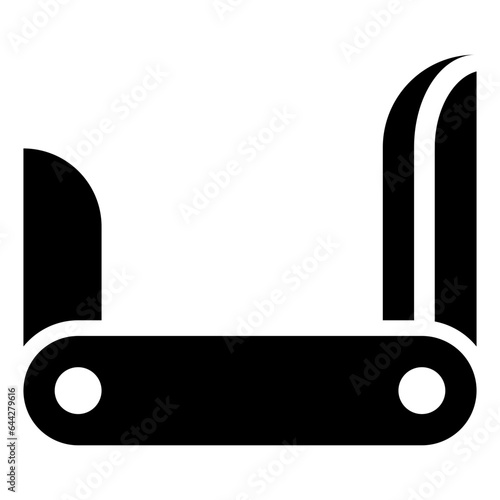  Knife, Camping, Multi, Pocketknife, Swiss, weapon  Icon, Glyph style icon vector illustration, Suitable for website, mobile app, print, presentation, infographic and any other project.
