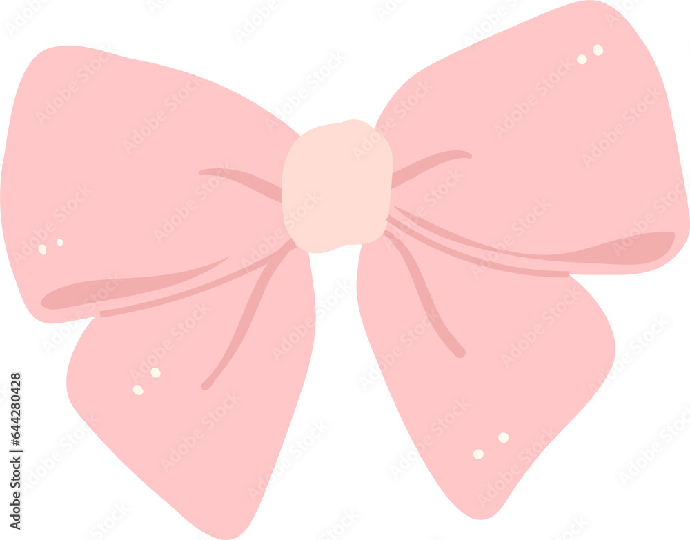 Cute pink hair bow, baby shower girl decoration Cute pink hair bow, baby shower girl decoration