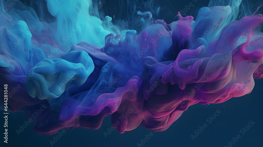 水や火のように流れる青色系の抽象背景 No.017 Abstract Background of Flowing Blue Colors like Water or Fire Generative AI 水や火のように流れる青色系の抽象背景 No.017 Abstract Background of Flowing Blue Colors like Water or Fire Generative AI