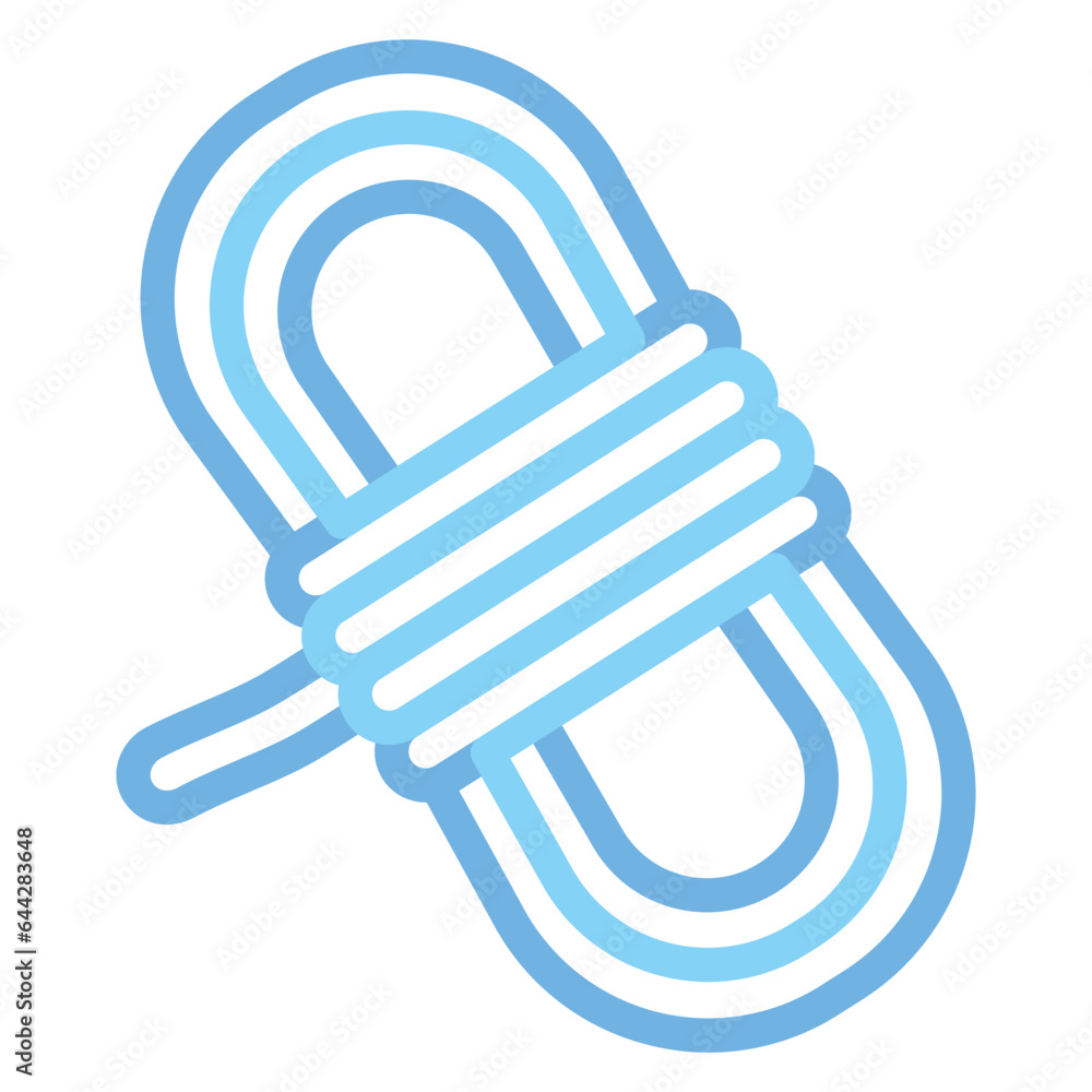 Camping, Mountain, Rope, Ropes, Equipment, Knot Icon, Line color style icon vector illustration, Suitable for website, mobile app, print, presentation, infographic and any other project. Camping, Mountain, Rope, Ropes, Equipment, Knot Icon, Line color style icon vector illustration, Suitable for website, mobile app, print, presentation, infographic and any other project.