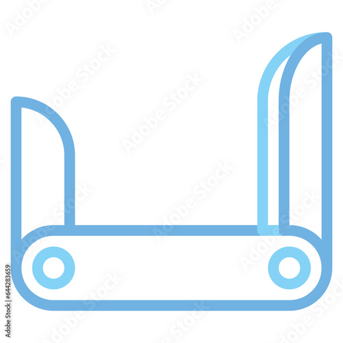  Knife, Camping, Multi, Pocketknife, Swiss, weapon  Icon, Line color style icon vector illustration, Suitable for website, mobile app, print, presentation, infographic and any other project.