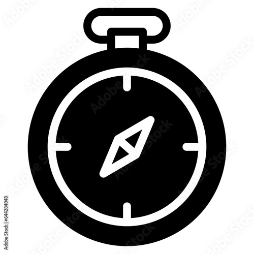 Free Download  Compass, Camping, Direction, Map, Navigation, Travel Icon, Solid style icon vector illustration, Suitable for website, mobile app, print, presentation, infographic and any other project. - GFXLoad