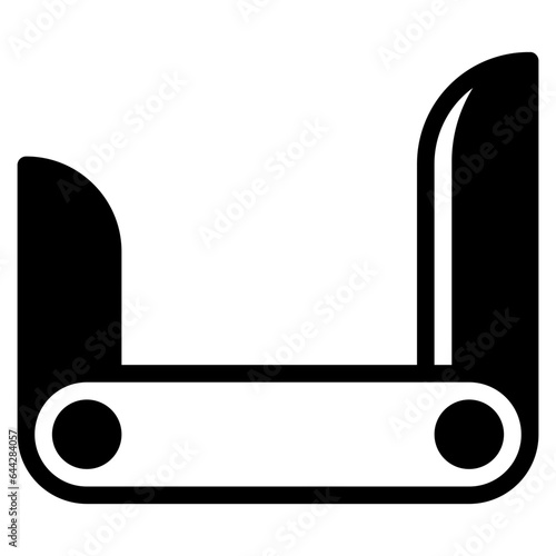  Knife, Camping, Multi, Pocketknife, Swiss, weapon  Icon, Solid style icon vector illustration, Suitable for website, mobile app, print, presentation, infographic and any other project.