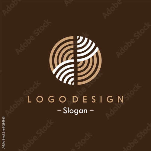 logo templates collection flat shape total