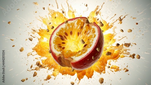 passion fruit delicious explosion generative art © Giancarlo