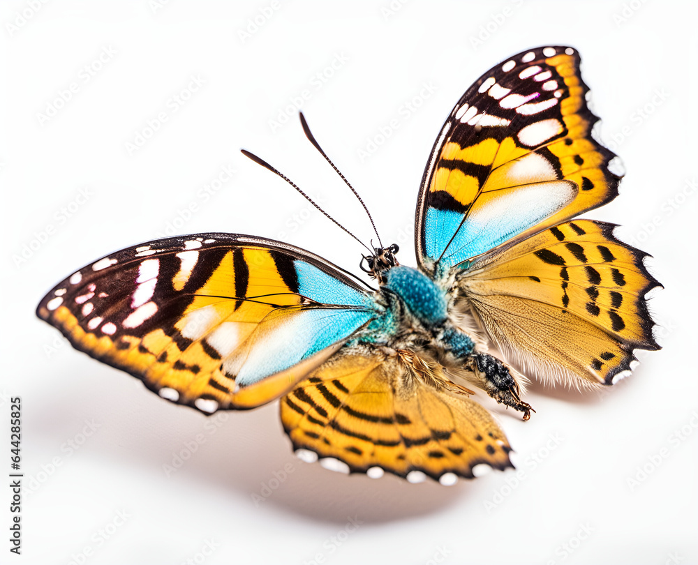 Obraz premium Beautiful butterfly isolated on white background