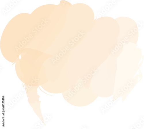 Colorful pastel yellow color speech bubble balloon icon sticker memo keyword planner text box banner  flat png transparent element design