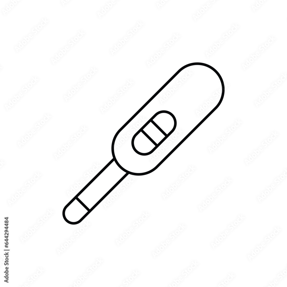 Pregnancy test result icon design. isolated on white background. vector illustration Pregnancy test result icon design. isolated on white background. vector illustration