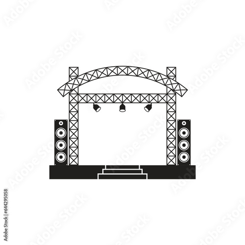 concert stage icon